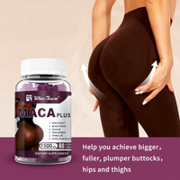 Gummies Maca Plus pour l'augmentation des fesses et des seins, pilules de supplément quotidiennes pour le rehaussement des fesses