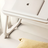 Table pliable en bois pour ordinateur portable, réglable en hauteur, portable, pour lit, bureau, maison, travail, étude, chambre, canapé