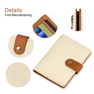 Cartera Porta Pasaportes <span class=keywords><strong>MAISO</strong></span> Business Elite con Bloqueo RFID, Ultraligera, Anti-Skimming, de Poliuretano, para Documentos, Tarjetas y Monedas - Product Image 3