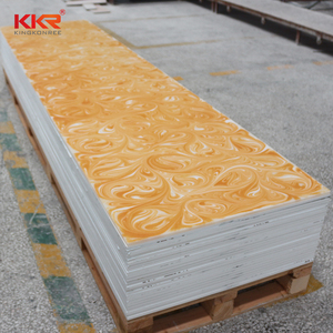 KKR Trung Quốc Nhà Sản Xuất Nhựa <span class=keywords><strong>Acrylic</strong></span> Đá Tinh Khiết Màu Rắn Bề Mặt Tấm - Product Image 3
