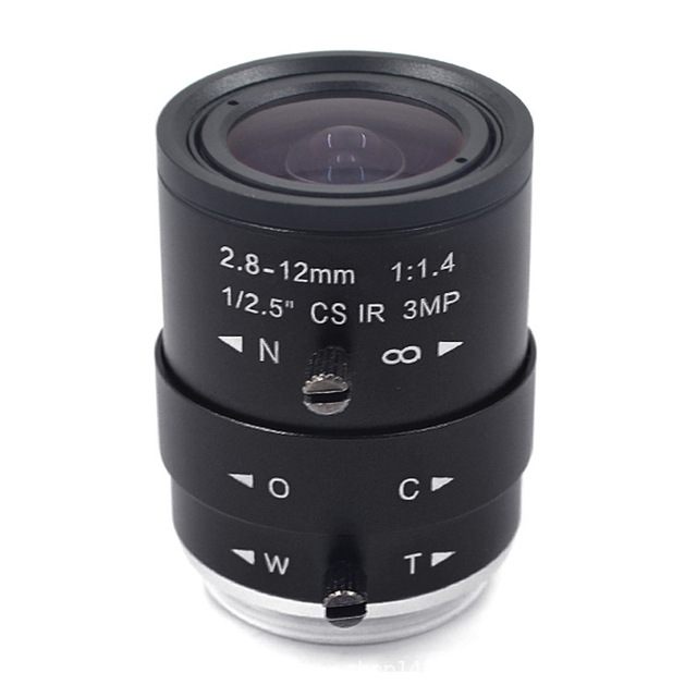 3MP Varifocal 2.8-12mm CS Mount CCTV Lens M2812-3MP