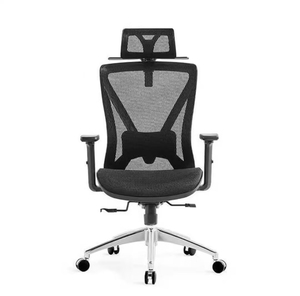 Sedia da Ufficio Moderna con Poggiatesta Regolabile e Schienale in Rete, Braccioli Regolabili - Product Image 2