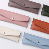 Étuis à crayons en cuir PU de grande capacité pour étudiants Étudiants Sac cadeau de papeterie