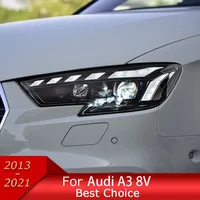 Feux de voiture pour Audi A3 2013-2021 S3 RS3 Berline Hayon, Ensemble de phares LED automatiques, Amélioration au design style RS5