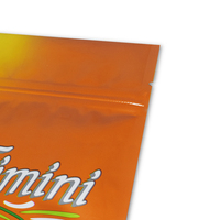 Emballage en sachet refermable en plastique avec fermeture éclair, en aluminium et en mylar, pour fruits secs congelés de qualité alimentaire, sachet debout