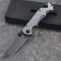 Couteau de poche en alliage de titane Couteau pliant tactique edc de survie en camping en titane