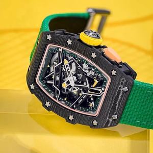 Wholesale Customized High Quality Carbon Fiber Wear Resistant and Scratch Resistant Case Women Fashion Sports Mechanical <b>Watch</b> - Product Image 6