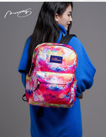 Tas Ransel Sekolah Unisex Anti Air Ringan Tahan Lama Kapasitas Besar Motif Cetak Modis untuk Pelajar dari Air Infinity Factory