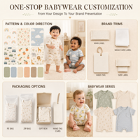 100% Katun Lembut Gaya Eropa Baju Bayi Baru Lahir dengan Kaki Terpasang Set 3 Potong dengan Cetakan Kartun untuk Usia 0-9 Bulan Pasokan Grosir