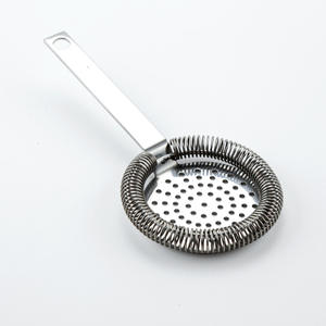 Stainless Steel Cocktail Strainer XR9055 Reusable Bar Filter Minimalist Design Silver Color First Class Quality - Product Image 3