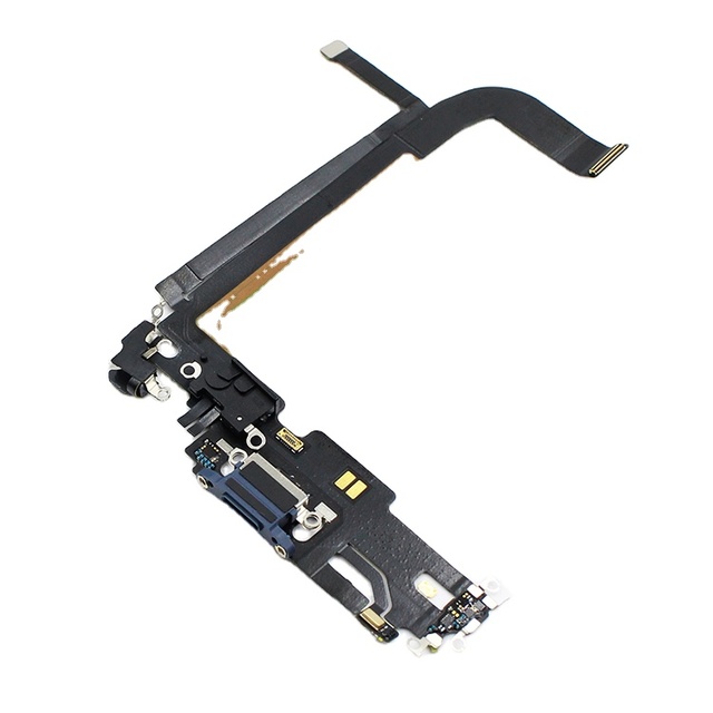 Original New USB Charging Port for iPhone 13 Pro Charging Flex Cable PCB Charger Board Dock Plug Connector Microphone Audio Jack