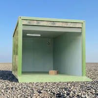 Maison conteneur préfabriquée économique, résistante à l'humidité et durable pour l'hébergement sur chantier de travailleurs civils