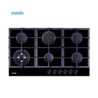 Xunda Fabricant de cuisinières à gaz encastrables à 6 brûleurs pour usage commercial, cuisinières à gaz au GPL ou au gaz naturel