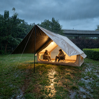 Grande tente de glamping familiale de luxe pour 3-4 personnes, en Oxford, Carpas Para Lujo Grande, nouvelle tente de camping gonflable pour l'hiver