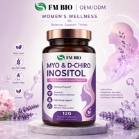 Capsules de Myo-D-Chiro-Inositol à Marque Blanche OEM ODM, Supplément de Soutien à la Santé Reproductive à base de Vitamine D, 1-2 par Jour, 60/90/120 Comprimés