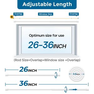 Barra de Cortina ARODDY, Riel para Cortinas, Accesorios Simples para Cortinas - Product Image 4