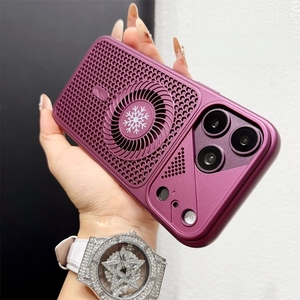 เคสโทรศัพท์มือถือแบบรังผึ้งแม่เหล็กคุณภาพสูงสำหรับ iPhone 18 17 16 15 Pro Max ฝาหลังแข็งแบบด้าน - Product Image 1