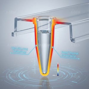 Demi-jupe 0.2ml transparent 96 plaque PCR - Product Image 3