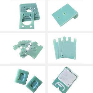 Tablero de resina epoxi FR4 G10 personalizado New Energy 3240 Hoja de aislamiento amarilla ignífuga 6KV Clasificación de fibra de vidrio - Product Image 1