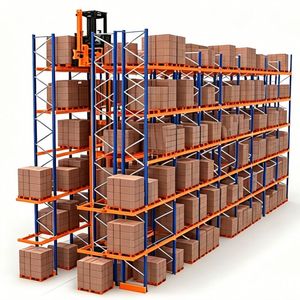 Metal VNA Pallet Rack Warehouse Storage Pallet Racking System Heavy Duty Shelves Rack <strong>Unit</strong> for Goods Storage - Product Image 3