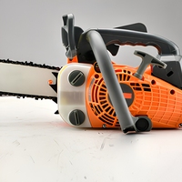 Scie à chaîne Hefeng Power professionnelle de 25,4 cm³ à essence, qualité industrielle, guide de 12 pouces, 2500 tr/min, pour la coupe du bois, certifiée CE GS, OEM
