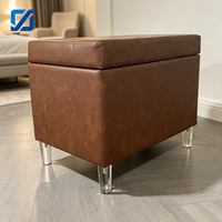 Pieds de meubles coniques modernes en acrylique transparent JIYUE JY-YKL01, installation facile pour tables à manger, tables basses, canapés et armoires – Vente en gros