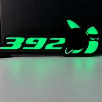 Enseigne néon LED personnalisée pour l'Amérique du Nord, motif chat anime, RGB multicolore, décoration murale
