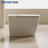 S021 Bidet intelligent moderne, toilettes intelligentes, ouverture automatique, réservoir électronique dissimulé, design monobloc pour hôtels, restaurants