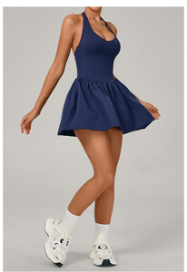 Nouveautés Vêtements de sport Robe une pièce Fitness Jupe de tennis yoga Vêtements de golf Robe de tennis en cours d'exécution - Product Image 5