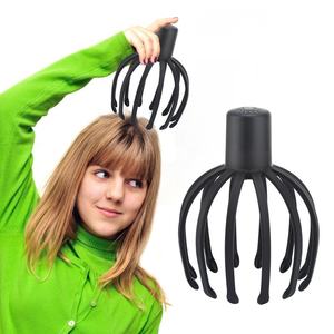 Masseur de tête électrique en forme de pieuvre, 3 modes de vibration, relaxation du cuir chevelu et appareil de drainage des méridiens - Product Image 6