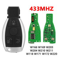 CN002099 NEC 리모컨 자동차 키 433Mhz 메르세데스 벤츠 C E S 클래스 CLS W166 W169 W203 W204 W210 W211 W118 W171 W172 W220용