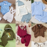 Pacas de Ropa Infantil Usada al por Mayor - Conjuntos de Verano para Niños de Diferentes Edades, Liquidación de Stock de Moda en Poliéster y Algodón