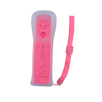Manette de jeu à distance avec étui en Silicone et dragonne pour wii sans Motion Plus
