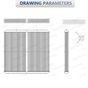 Échangeur de chaleur refroidi par air Personnalisé de grande taille Échange de chaleur industriel efficace et pièces de réfrigération de refroidissement huile-gaz - Product Image 4