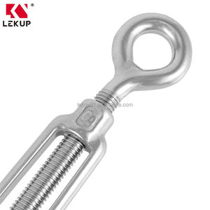 Kit de tensión ajustable para cable de acero inoxidable SS304, tensor de ojo a ojo de acero inoxidable M8 plateado - Product Image 5