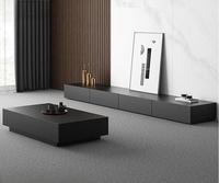 Meuble TV et Table Basse en Bois Massif de Luxe Moderne pour Salon – Vente en Gros Fabricant