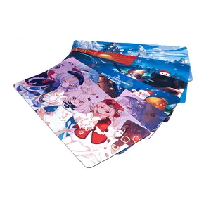 Tapis de souris en caoutchouc à Sublimation vierge, prix d'usine quantité minimale de commande, personnalisé 3D Anime