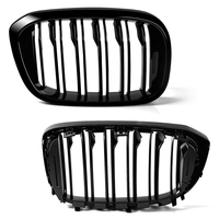 Grille de protection de phare antibrouillard de haute qualité avec garantie, motif nid d'abeille, pour BMW X3 X3M G01 X4 G02 2018 2019 2020