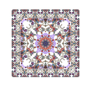 Purple square Flower Mahjong Mat with Retro Style Table Mat Is Suitable for Gaming and Features Quiet and Thick Construction - Product Image 6