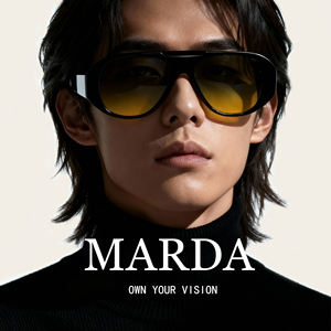 TFB 아세테이트 원형 프레임 남성 패션 럭셔리 선글라스 UV400 레트로 빈티지 럭셔리 쿨 고품질 최신 선글라스 - Product Image 2