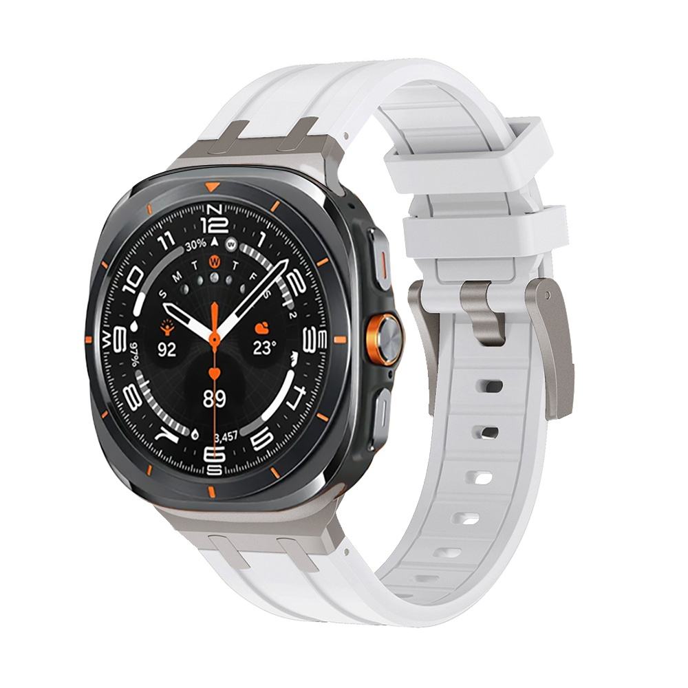 หัวเข็มขัดสีขาว/เงิน