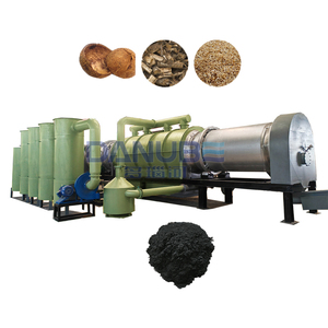Máquina de Alta Eficiencia para la Producción de Carbón Vegetal a partir de Cáscara de Arroz, Aserrín y Coco, Horno de Carbonización Continua - Product Image 1