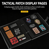Album de rangement personnalisé pour patchs utilitaires et badges, avec fermeture auto-agrippante, organisateur de patchs de moral, classeur de collection de badges, badges non inclus