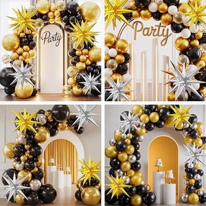 ลูกโป่งดาวสีเงินและสีทอง <span class=keywords><strong>6</strong></span> ลูก ขนาด 22/27 นิ้ว ลูกโป่งฟอยล์ปลายแหลมแบบระเบิด เหมาะสำหรับงานปาร์ตี้วันพ่อ - Product Image 5