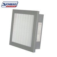 Filtre HEPA à gel latéral pour réservoir de colle, système AHU, qualité moyenne, pour usage industriel, en papier de fibre de verre USA