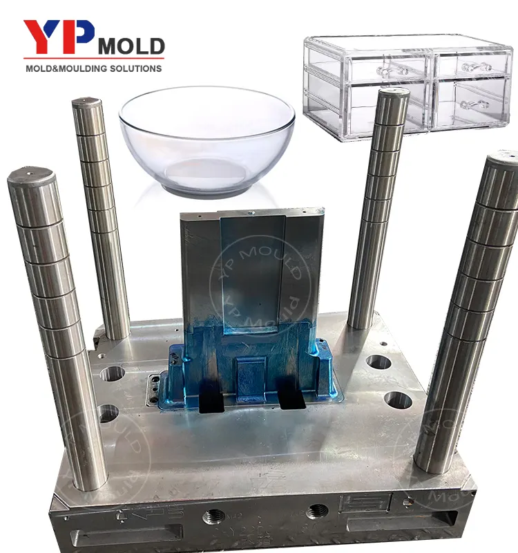 Manufacturer Precision Custom Small Parts Maker Transparent Water Bottle Mould Plastic Injection Mold