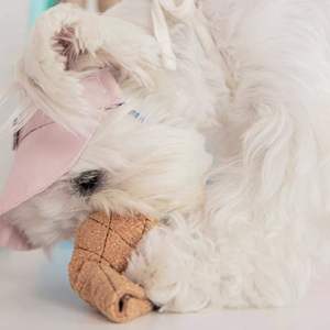 Lovely Design Ice-cream Shape <b>Plush</b> Pet Dogs Chew Interactive Smell Toys Pet <b>Plush</b> Slow Food Search Toy Vocal Hidden Food Toy - Product Image 3