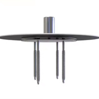 Support de montage solaire pour toit en TPO imperméable, système de support PV en aluminium