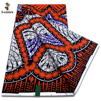 Kain Batik Lilin Asli 100% Katun Cetak Mewah Grosir Desain Baru untuk Gaun Pernikahan Rumah Aksesoris Anak Laki-laki Perempuan