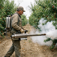 Machine professionnelle de désinfection par nébulisation thermique à essence, pulvérisateur ULV, nébuliseur agricole pour la lutte contre les moustiques